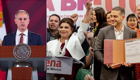 López Gatell Brugada Y Harfuch Aspirantes A La Candidatura De Morena