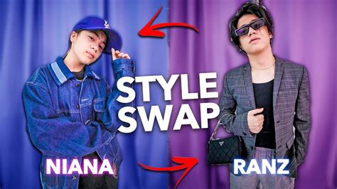 Style Swap Challenge With Bro Bagay Ba Haha Ranz And Niana Youtube