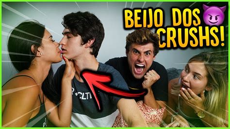 Os Crushs Deram BeijÃo Nesse VÍdeo [ Rezende Evil ] Youtube