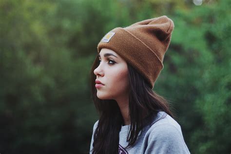 Wallpaper Face Women Outdoors Model Looking Away Brunette Hat