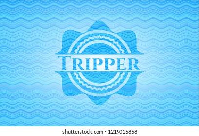 Tripper Water Wave Concept Badge Stock Vector Royalty Free 1219015858