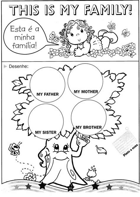 Atividades De Ingl S Membros Da Fam Lia Para Imprimir Em Bcb