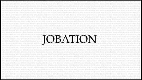 JOBATION Meaning The Secret Language Of Rogues YouTube