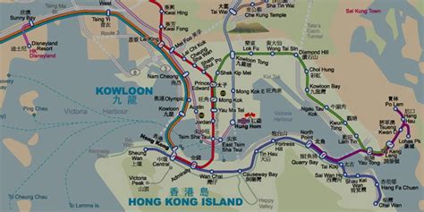 Hong Kong Transportation Map - Transport Informations Lane