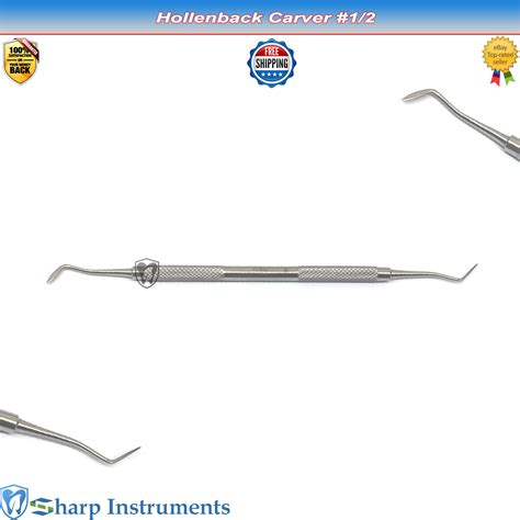 Hollenback Carvers # 1, 2, 3, 1/2, 3s Dental Instruments Double Ended