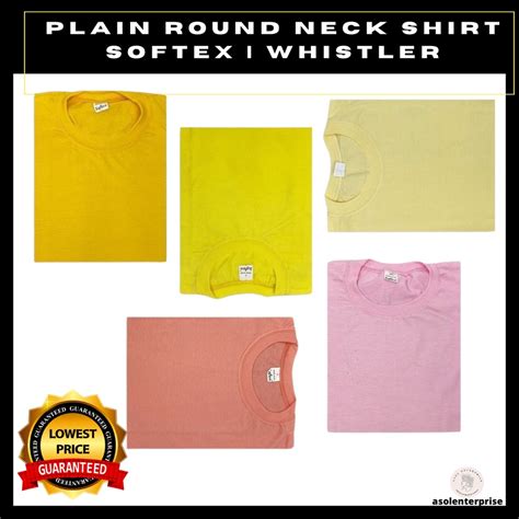 Softex Whistler Size Xl Plain Round Neck Shirt Gold Yellow