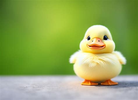 Premium Photo | A cute baby duck