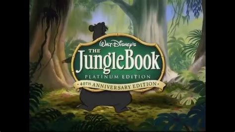 The Jungle Book 40th Anniversary Platinum Edition 2nd Trailer YouTube