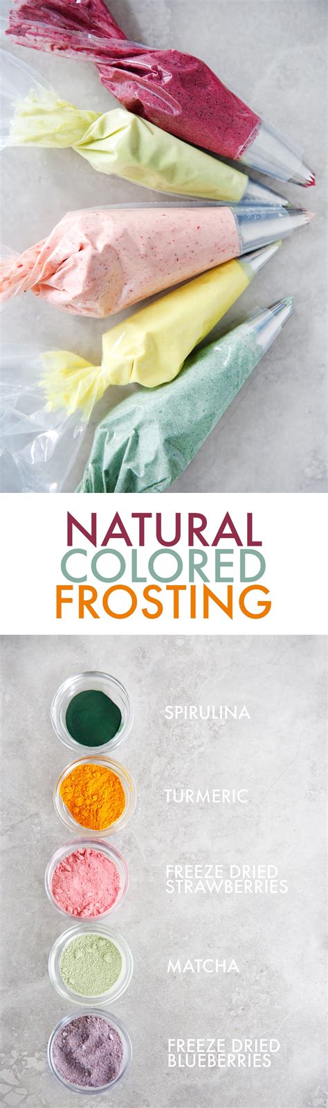 Naturally Colored Frosting: 5 Ways - Lexi's Clean Kitchen