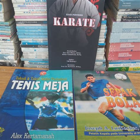 Jual Buku Pengetahuan Dan Teknis Olahraga Sepak Bola Tenis Meja Dan