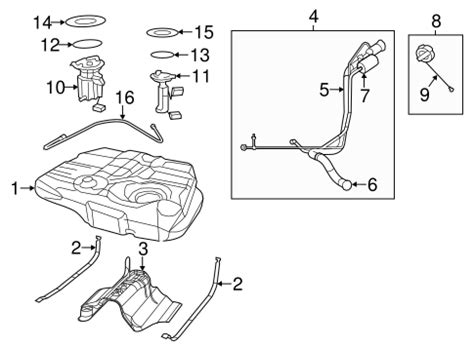 Fuel System Components For 2010 Dodge Journey TascaParts