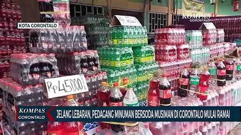 Jelang Lebaran Pedagang Minuman Bersoda Musiman Di Gorontalo Mulai