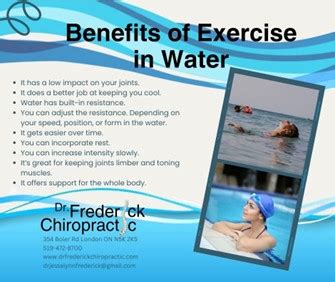 Benefits Of Exercise In The Water Dr Jessalynn Frederick BHK DC