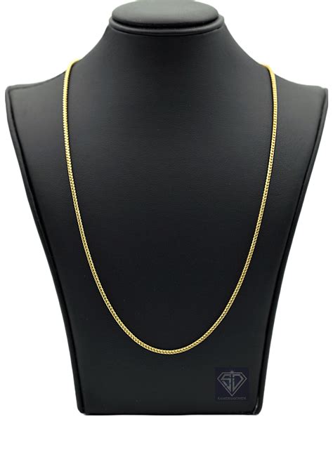 14k Yellow Gold Franco Chain 1 8mm Sam Diamonds Ny