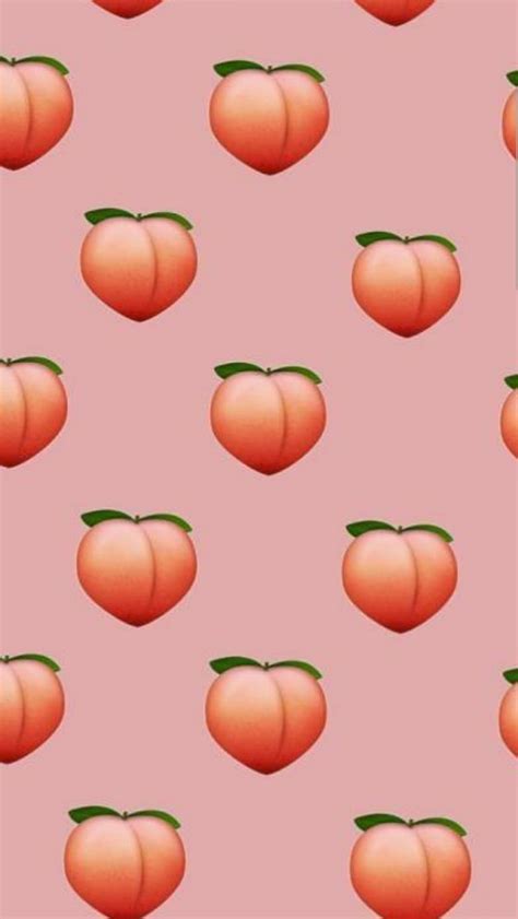 720p Free Download Peachy Cute Emoji Peach Hd Phone Wallpaper