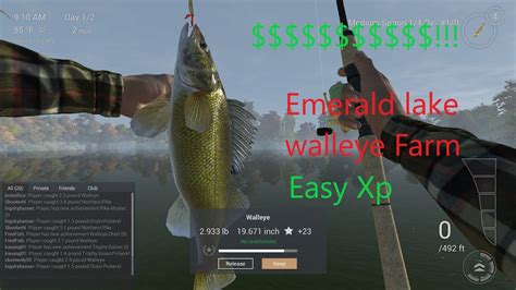 Fishing Planet Low Level Emerald Lake Money Farm Easy Money Xp YouTube