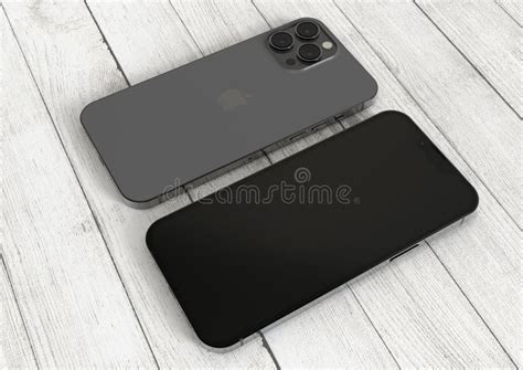 Apple IPhone 13 Pro Max Graphite, Front and Back Sides Comparison ...