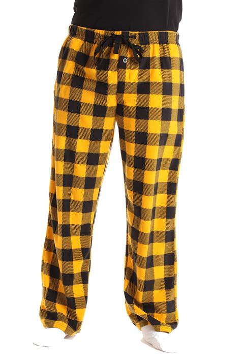 Followme Microfleece Mens Buffalo Plaid Pajama Pants With Pockets