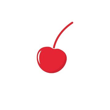 Premium Vector | Cherry logo vector icon illustration