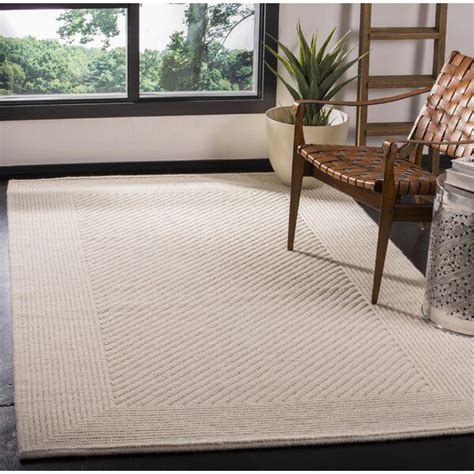 Brookneal Handmade Flatweave Ivory Rug Wool Area Rugs Area Rugs