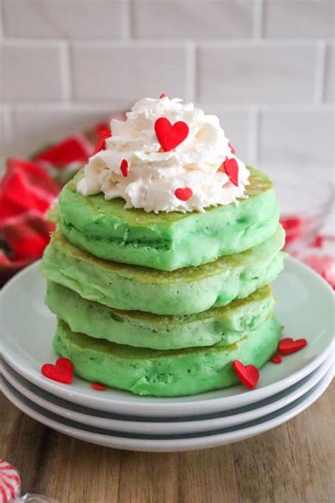 The Best Grinch Pancake Recipe Homemade Heather