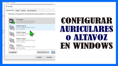 Cómo configurar el sonido de los altavoces Mundowin