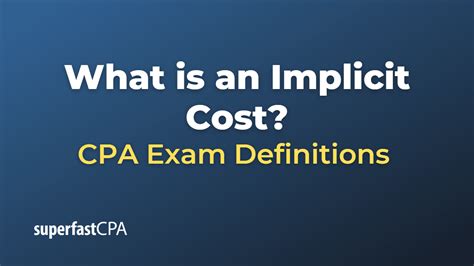 What Is An Implicit Cost