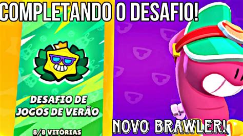 Desafio dos Jogos de Verão No Brawl Stars Brawler Novo YouTube