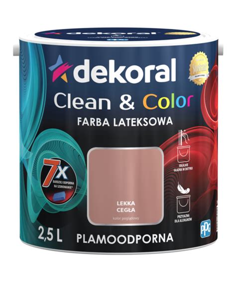 Farba Dekoral Lekka Cegła Clean Colour lateksowa 2 5 l sklep