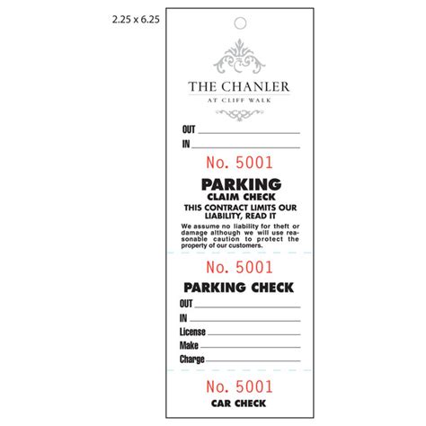 Custom Printed Valet, Ticket, Parking Tags | St. Louis Tag