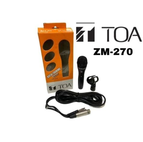 Toa Microfone Kabel Zm Microphone Mic Ergonomis Original Lazada