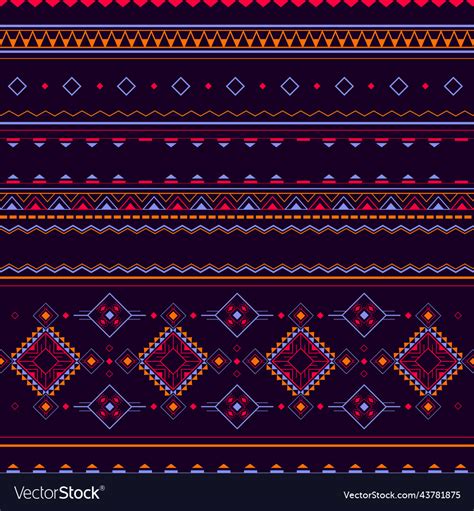 Set ot polynesian ethnic patterns Royalty Free Vector Image