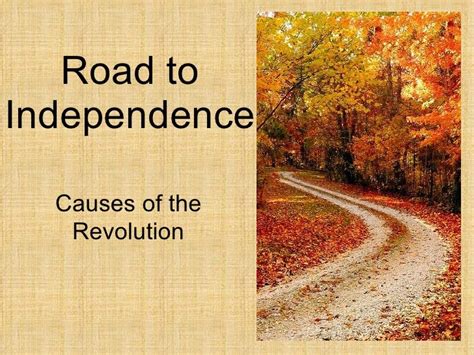 Road To Independence