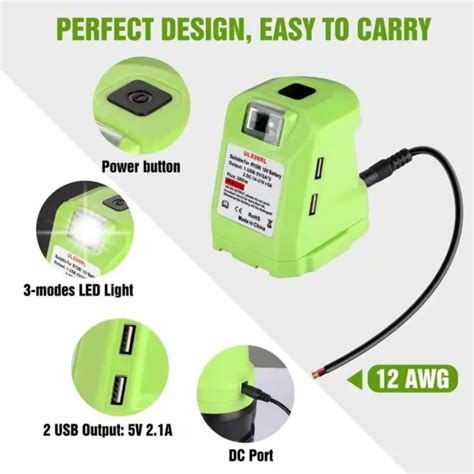 INNOVANT POUR RYOBI 18V adaptateur de batterie outil à faire soi même