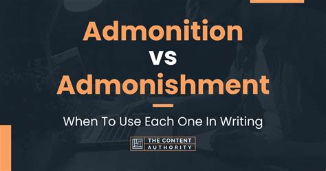 Admonition vs Admonishment: When To Use Each One In Writing