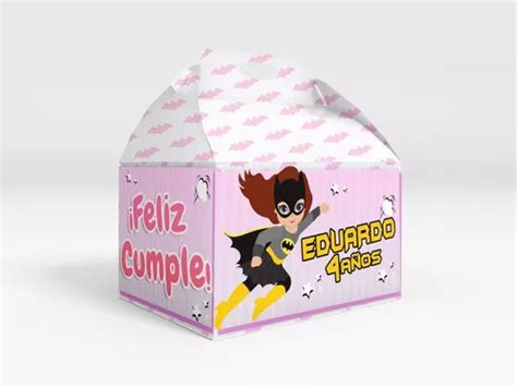 Caja Dulcera Bolo Fiesta Infantil Batman Env O Gratis