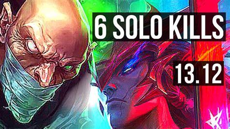 Singed Vs Yone Top M Mastery Solo Kills Games