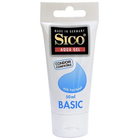 Sico Aqua Gel Basic Ml Hautfreundliches Gleitgel Panthenol Aus