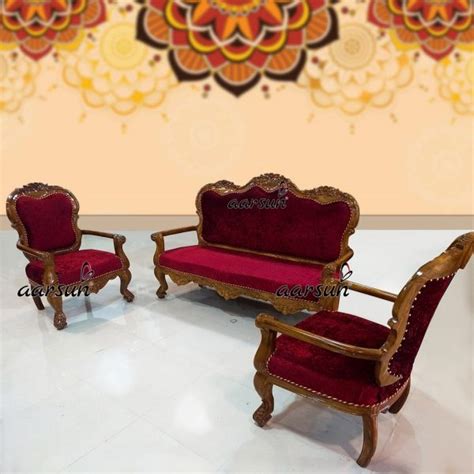 Fully Carved Wooden Royal Sofa Set Yt