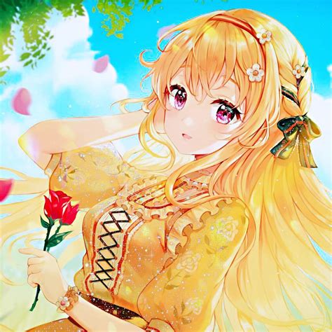 Aesthetic Yellow Anime Girl Pfps Anime Amino