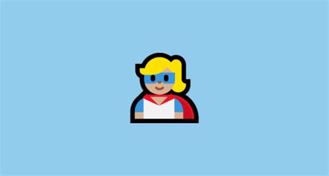 Woman Superhero Medium Light Skin Tone Emoji On Microsoft Windows