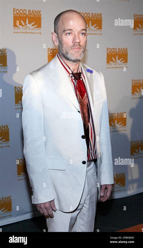 Lead Singer Of R E M Michael Stipe Arrives To The Food Bank For New