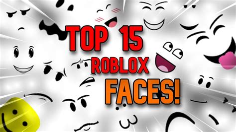 Most Popular Roblox Faces