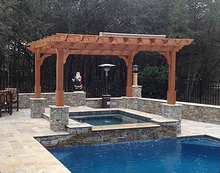 Red Cedar Vintage Classic Free Standing Pergolas Pergolas By Style