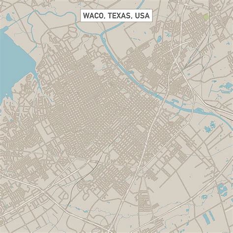 Waco Texas Map