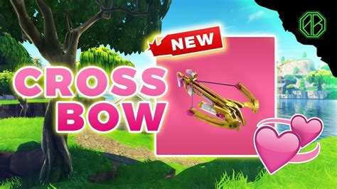 New Valentines Crossbow Gameplay Fortnite Battle Royale Valentines Update Youtube