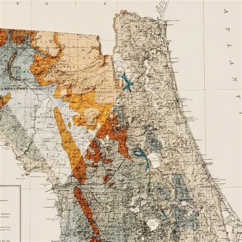 Florida Map Geology | Geoartmaps