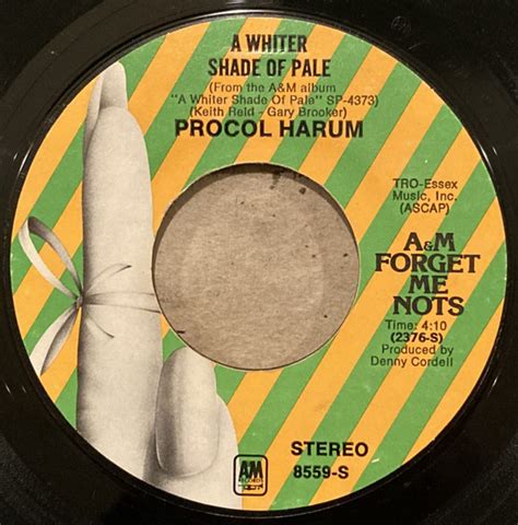 Procol Harum A Whiter Shade Of Pale Conquistador Monarch Pressing