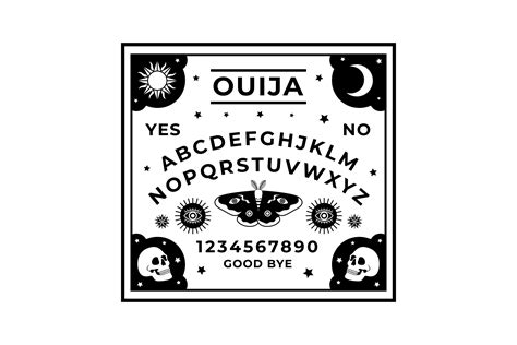 Ouija Board Symbols Svg