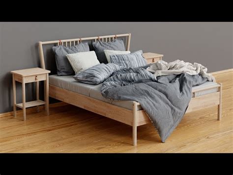 Ikea Birch Wood Bed Frame Bjorksnas King Solid Wood Beds